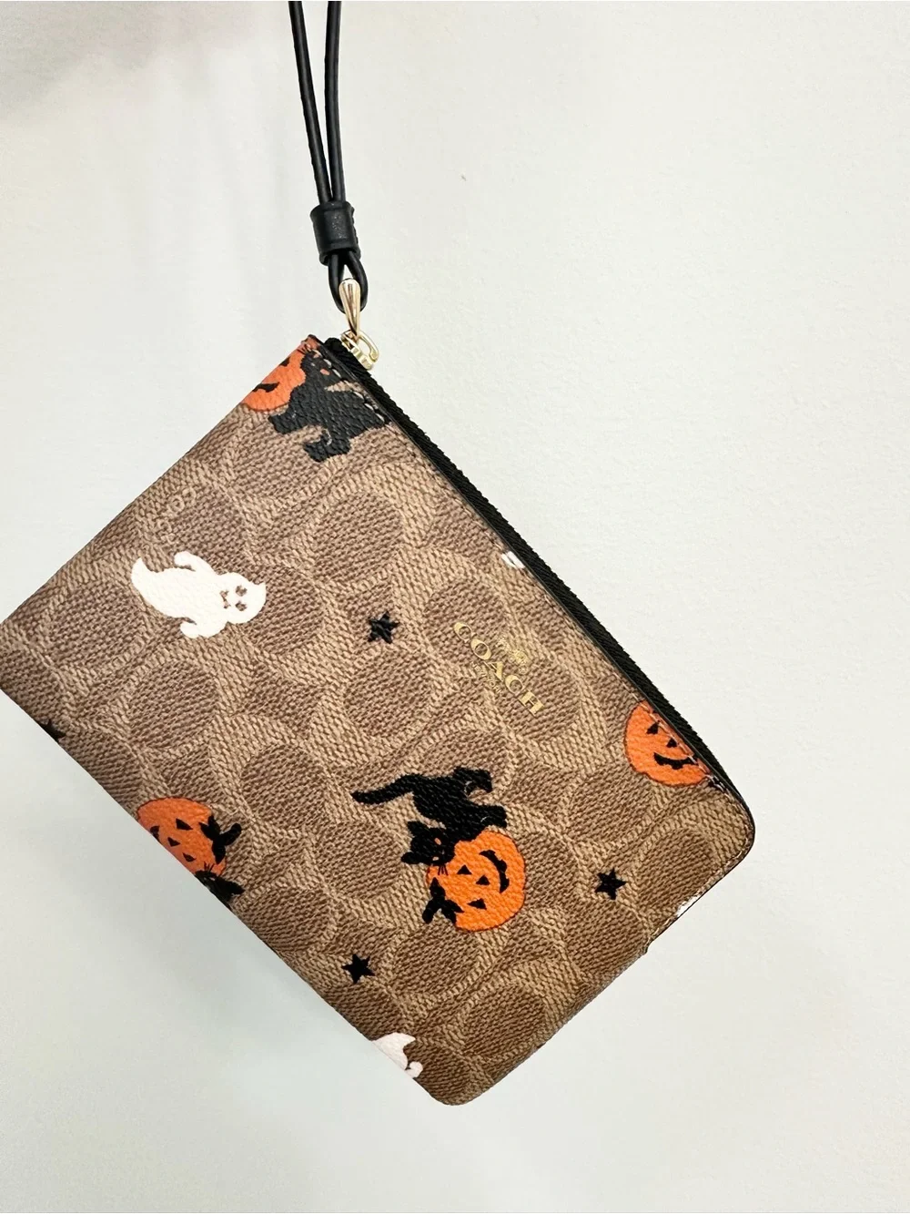 New~ COACH Halloween Print Wristlet/ Wallet (Rare!)